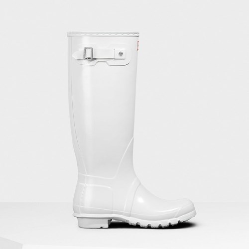 Hunter Original Gloss Tall Rain Boots For Womens - NZ I2681